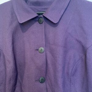 Vintage Blazer Top Leslie Fay Soft -Peter Pan Collar & Form Enhancing Curves!